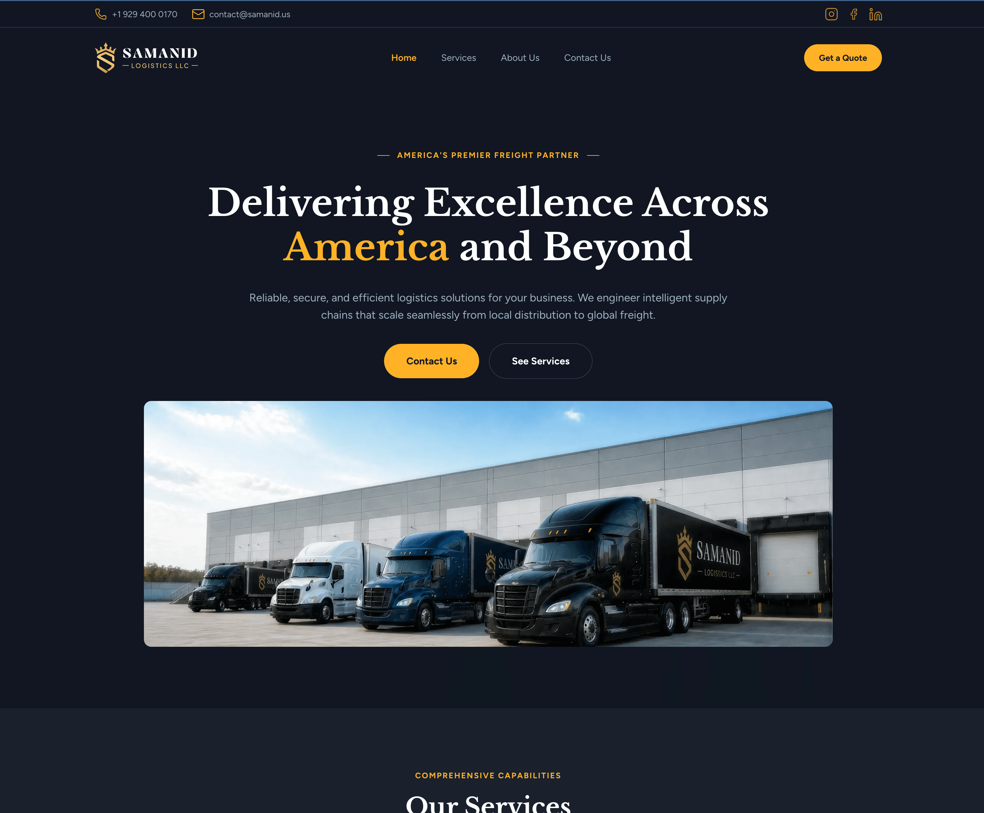 logistics website